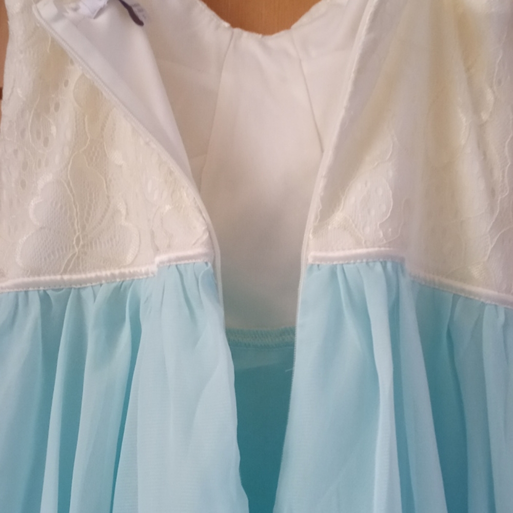 🌼delias Gorgeous sheer high low dress - Picture 7 of 9